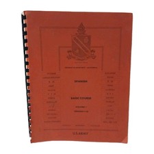 Spanish basic course u.s. army 1966 Defense Language Institute