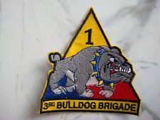US ARMY 1st ARMORED DIVISION - 3rd BULLDOG BRIGADE PATCH picture