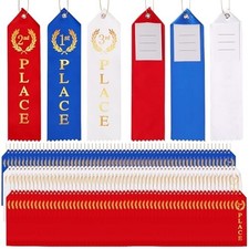 180 PCS Award Ribbons Set: 1st, 2nd, 3rd Place Prize Ribbons