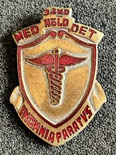 US Army Crest DUI DI:  32nd Medical Hold Detachment (CB, NHM)