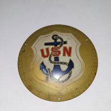 Vintage USN Medalion Brass picture