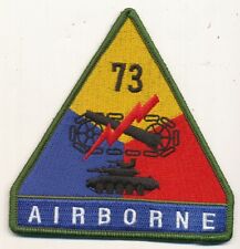 73rd Armor Regiment patch armored triangle Airborne with M551 Sheridan tank picture