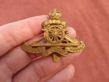 WW1/2 British Army Royal Artillery Cap Badge, reinforced slider, unusual design picture