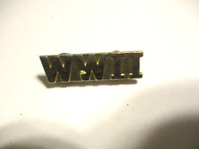 WW11 World War 2  vintage 1 1/4'' metal military original pin picture
