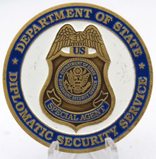 Dept of State Diplomatic Security Service Brasilia Challenge Coin 1.75"