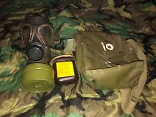 OIF Bringback Iraqi Romanian M74 Gas Mask, Bag And Kit picture