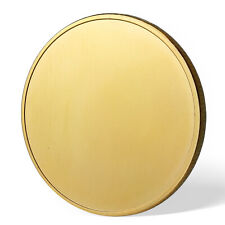 Gold Blank Challenge Coin for Custom Engraving/ DIY Token Chips picture