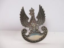Original Metal Badge Pin Eagle Crowned Polish Army Poland picture