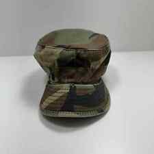 US Military Woodland Camouflage Cap 8415-01-084-1686 Cotton Nylon Earflap 7 1/4 picture