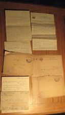 LOT OF WW1 LETTERS FROM AEF SOLDIER LT. LYON 108TH MG BN. 28TH DIVISION 1918 picture