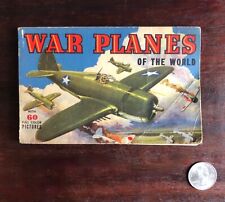 Vintage WW II Book: War Planes Of The World (1943):  Whitman Publishing picture