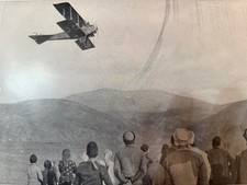 ANTIQUE ORIGINAL WORLD WAR  1 AIRPLANE IMAGE  Estate Sale Find