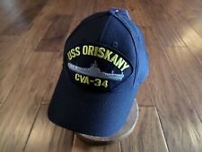 USS ORISKANY CVA - 34 NAVY SHIP HAT U.S MILITARY OFFICIAL BALL CAP U.S.A. MADE  picture