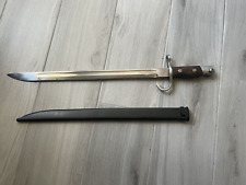 Reproduction WWII Type 30 Japanese Bayonet & Scabbard, Used  picture