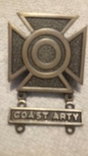 us marksman coastal artilery badge