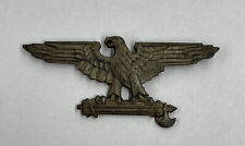 Rare WW2 German Cap Eagle,  XX Italy, Elite Unit, WWII,Italy Campaign, Europe. picture