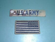 US Army Issue Multicam OCP Camo Branch & Reverse Flag Combat Uniform Patches picture