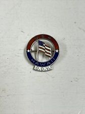 Original WWII USA ODV HAWAII Oahu Defense Volunteer STERLING SILVER Pin Insignia picture