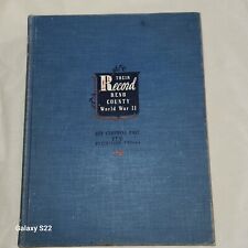 Their Record Reno County Kansas World War II GOLD STAR Names Photos WWII 1947 HB picture