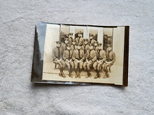 Vintage WW1 Photograph Platoon of Soldiers GUC Some issues see pictures picture