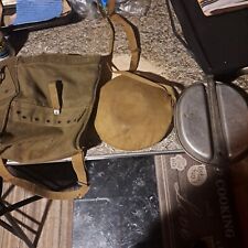 Vintage Boy Scout Bag Canteen And Stove. picture