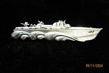 WWII US Navy  -  Sterling Silver PT Boat Pin   (5089) picture
