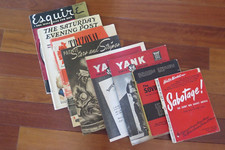 RARE 1940's MILITARY PUBLICATION -YANK, SOVIET SPIES, SABOTAGE, TRIZONAL TOWNS +