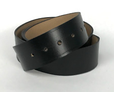 Black Leather Waist Belt - 60 Inches Long - Reenactment, Rendezvous picture