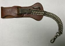 Original WW1 US Army Officers Nickel Silver Sword Hanger Sam Browne Belt picture
