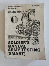 156 Page May 1983 BASIC TRAINING SOLDIER'S MANUAL ARMY TESTING SMART Paper Book picture