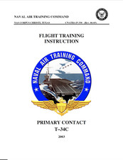 250 Page 2003 Beechcraft T-34 T-34C Mentor Primary Contact Flight Manual on CD