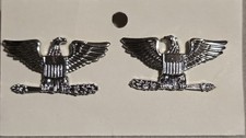 Pair of Colonel / USN Captain Full-Bird Rank Insignias - Full-sized