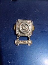 US Army Badge - Shiny Driver / Mechanic With Driver- W Bar (26-469)