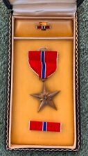 WWII Bronze Star Medal, Ribbon, and Lapel Pin picture