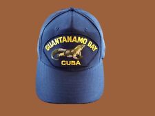 U.S MILITARY NAVAL GUANTANAMO BAY HAT U.S MILITARY OFFICIAL BALL CAP U.S.A MADE  picture