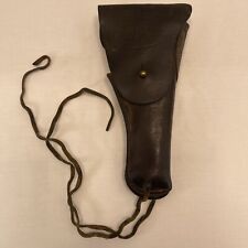 Vintage Original WW2 US Army Genuine Leather Boyt ETC Holster Stamped US picture