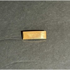 Vintage Soviet USSR Military Ribbon Bar Pin Brass Cold War Era Service Award Bdg