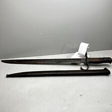 WW1 Era Bayonet Sword Antique Blade And Scabbard World War One 21” picture