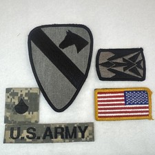Lot of Military Veteran Patches 1st Cavalry Division 1CAV US Army Tape Flag