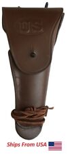 Leather US WW2 Style M1916 .45 Utility Holster for Colt M1911- Dark Brown Color picture