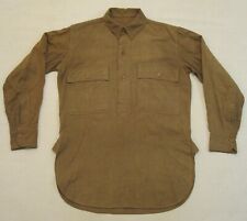 WW1 U.S. Army M1916 Wool Flannel Pullover Shirt 3 Button Original Combat Shirt  picture