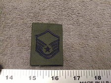 Current Issue E-8 Senior Master Sergant OD Camo Gortex Jacket Shoulder Tab