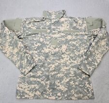 US Army Combat Uniform Digital Camo Zip Field Jacket Shirt Mens Small Regular picture