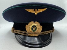 Vintage Soviet Union Railroad Officer Visor Cap Uniform Military Railway Size 60
