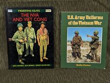 Lot of 2 Vietnam War Uniform Reference/Picture Books US Army & NVA/VC Uniforms picture
