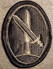 US ARMY MDW Military District of Washington Patch Subdued BDU Vintage NOS