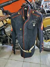 Vintage USMC Dress Blues Jacket-Pistol Marksman Qualification Badge-Size 38S picture