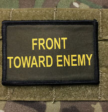 Front Toward Enemy Claymore Morale Patch Tactical Military Army Badge Hook Flag picture