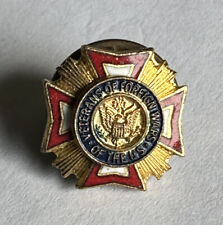 Vintage Authentic WWII VFW Veterans of Foreign Wars Lapel Pin 1/2
