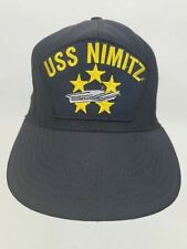 USS NIMITZ MILITARY BALL CAP HAT US NAVY VINTAGE SNAPBACK NORTHSTAR picture